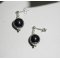 10mm Hematiet Oorbellen op 925 Sterling Zilver