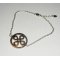 Zilveren armband 925 met parelmoeren strik