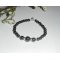 Armband met hematietstenen en zilver 925