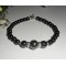 Armband met hematietstenen en zilver 925