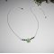 Originele 925 zilveren ketting met schildpad en jade kralen aan ketting