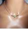 Originele 925 zilveren ketting met schildpad en jade kralen aan ketting