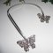 Originele Swarovski kristallen vlinderketting