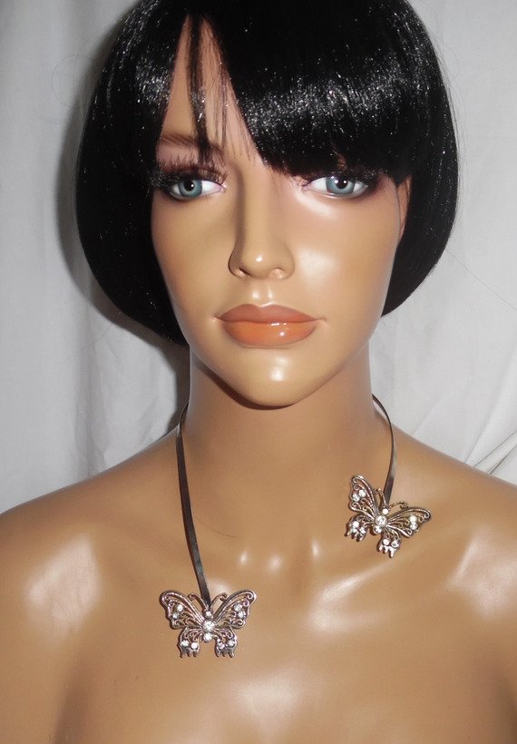 Originele Swarovski kristallen vlinderketting