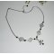 Zwarte Boheemse kristallen kralen tiara met Keltische motieven 2 in 1