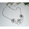 Boheemse kristallen kralen tiara met Keltische motieven 2 in 1
