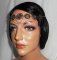 Bronzen tiara met roze en paarse Swarovski kristallen strass
