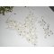 Set Ceremoniële halsketting met arabesk patroon en bloemen met Swarovski kristal