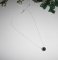 Hematietsteen hanger aan 925 zilveren ketting