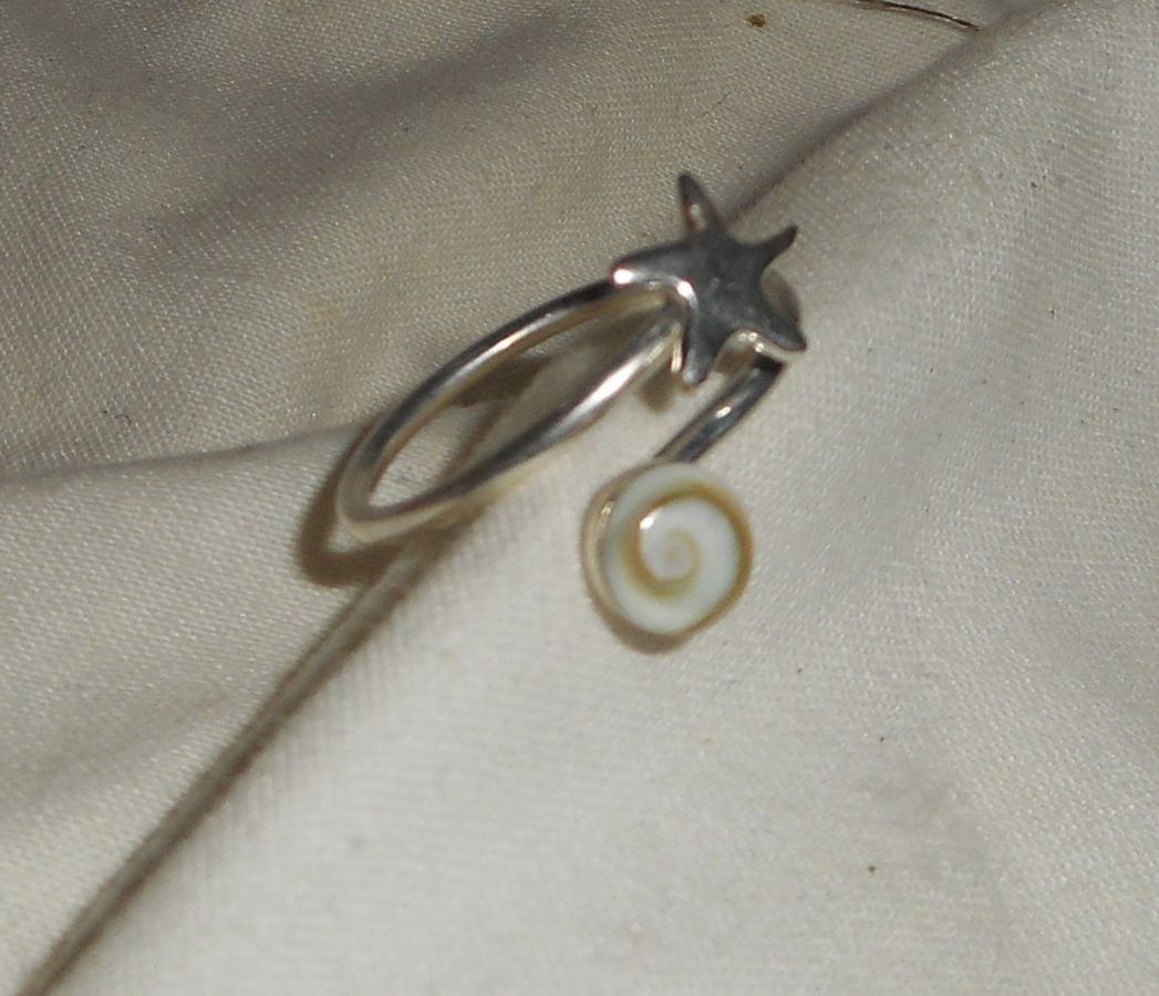 Originele 925 Sterling Zilveren Ring met St. Lucia Oog Muzieknoot 