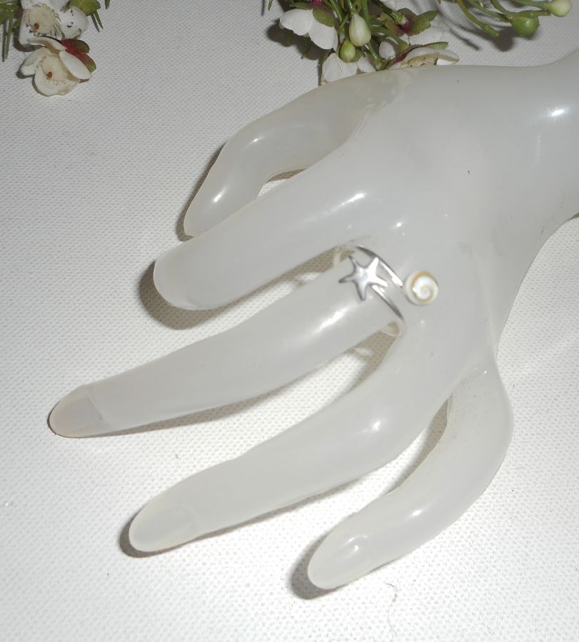 Originele 925 Sterling Zilveren Ring met St. Lucia Oog Muzieknoot 