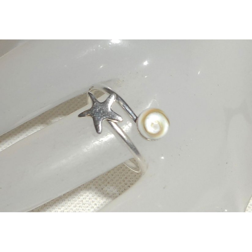 Originele 925 Sterling Zilveren Ring met St. Lucia Oog Muzieknoot 