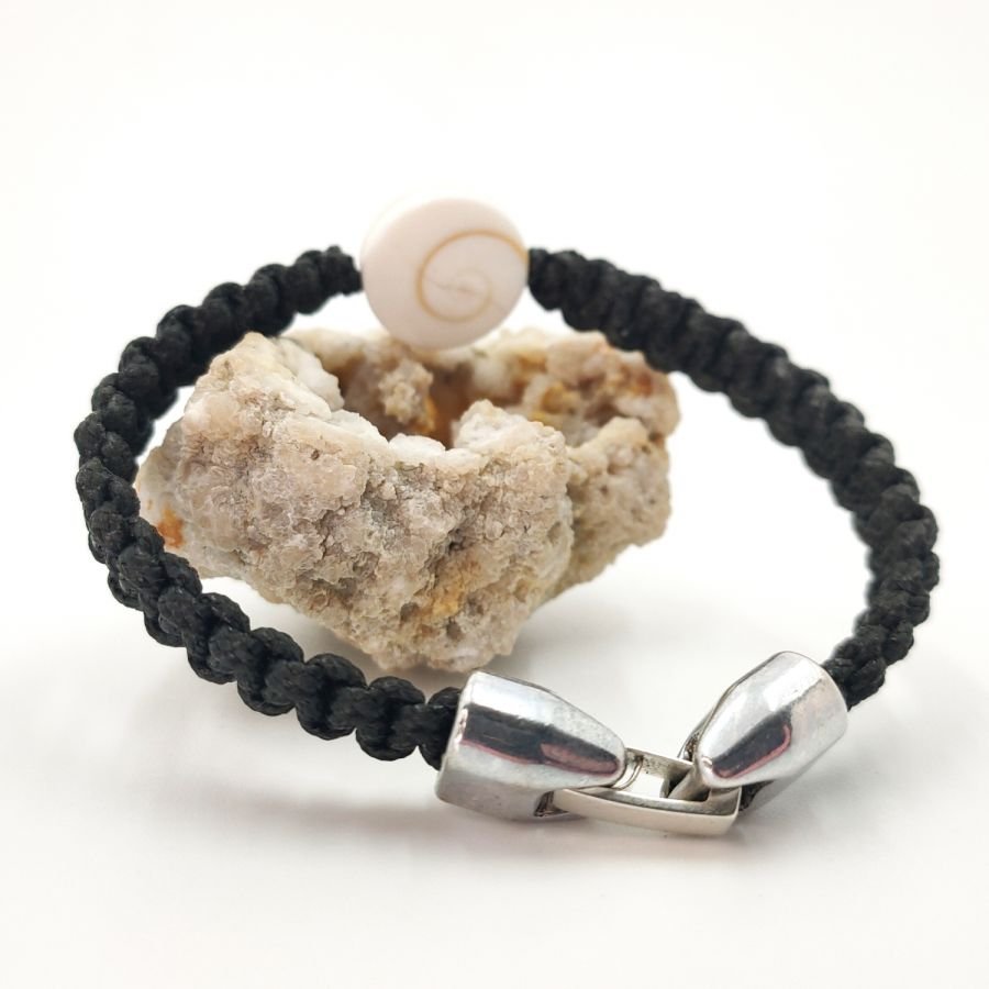 Geweven touw armband met St Lucia's oog voor geluk