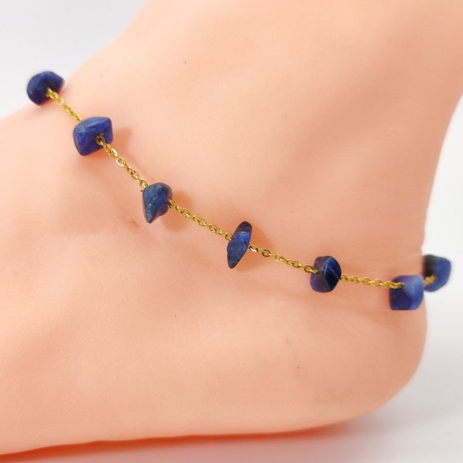 Lapis Lazuli blauwe chips