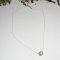 925 zilveren ketting met Swarovski kristallen kralen aan een fijne ketting