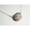 925 zilveren ketting met Swarovski kristallen kralen aan een fijne ketting
