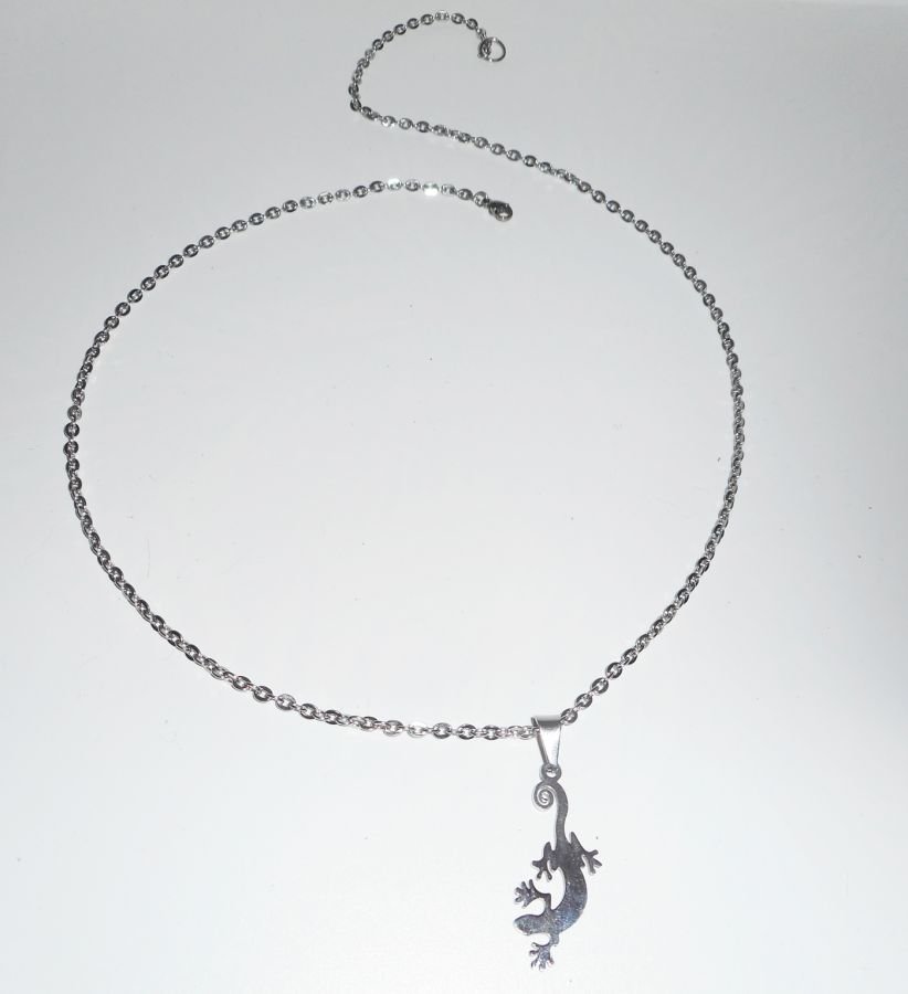 Geiko ketting aan roestvrij stalen ketting