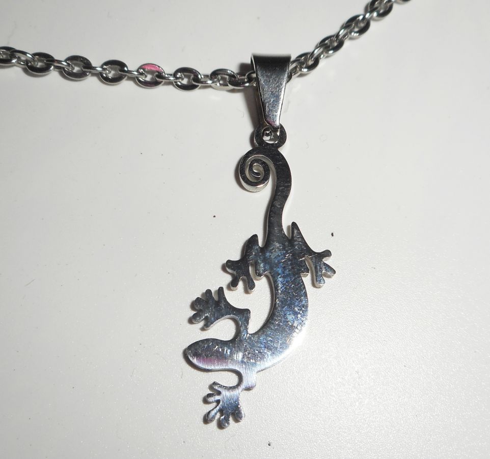 Geiko ketting aan roestvrij stalen ketting
