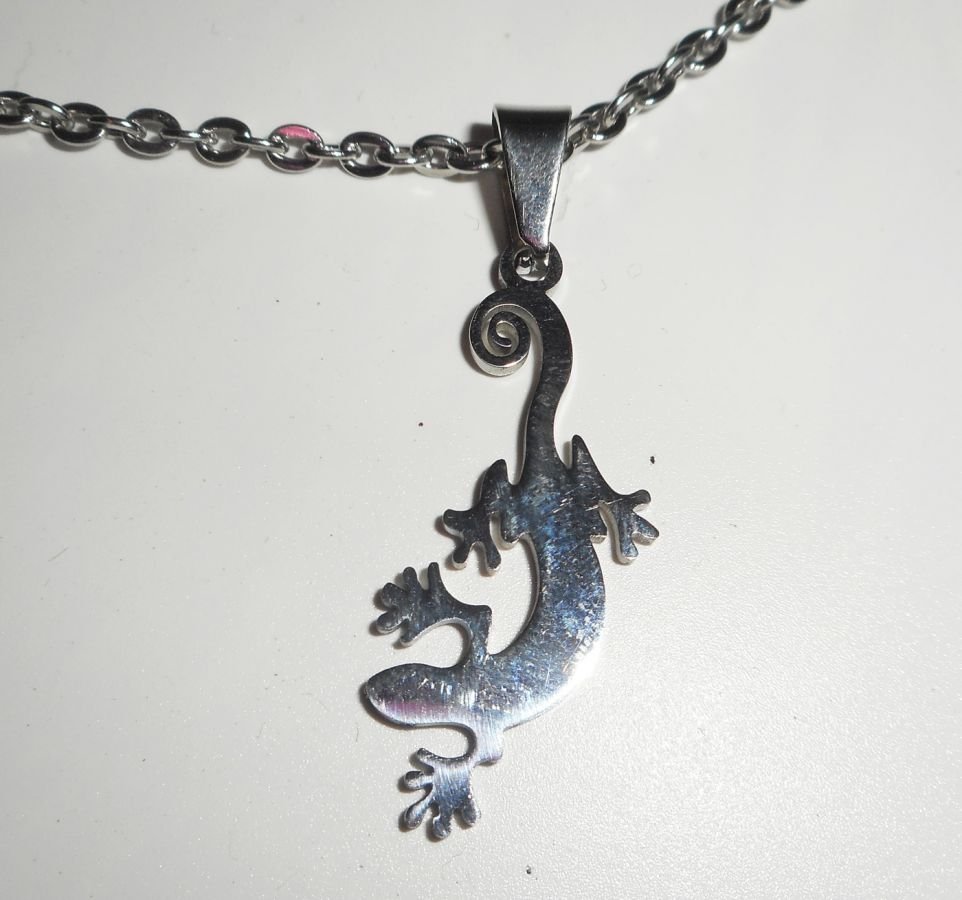 Geiko ketting aan roestvrij stalen ketting