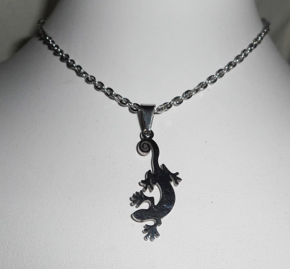 Geiko ketting aan roestvrij stalen ketting