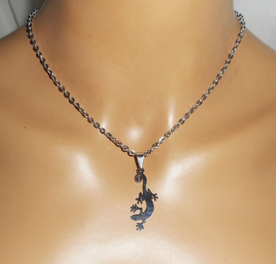Geiko ketting aan roestvrij stalen ketting